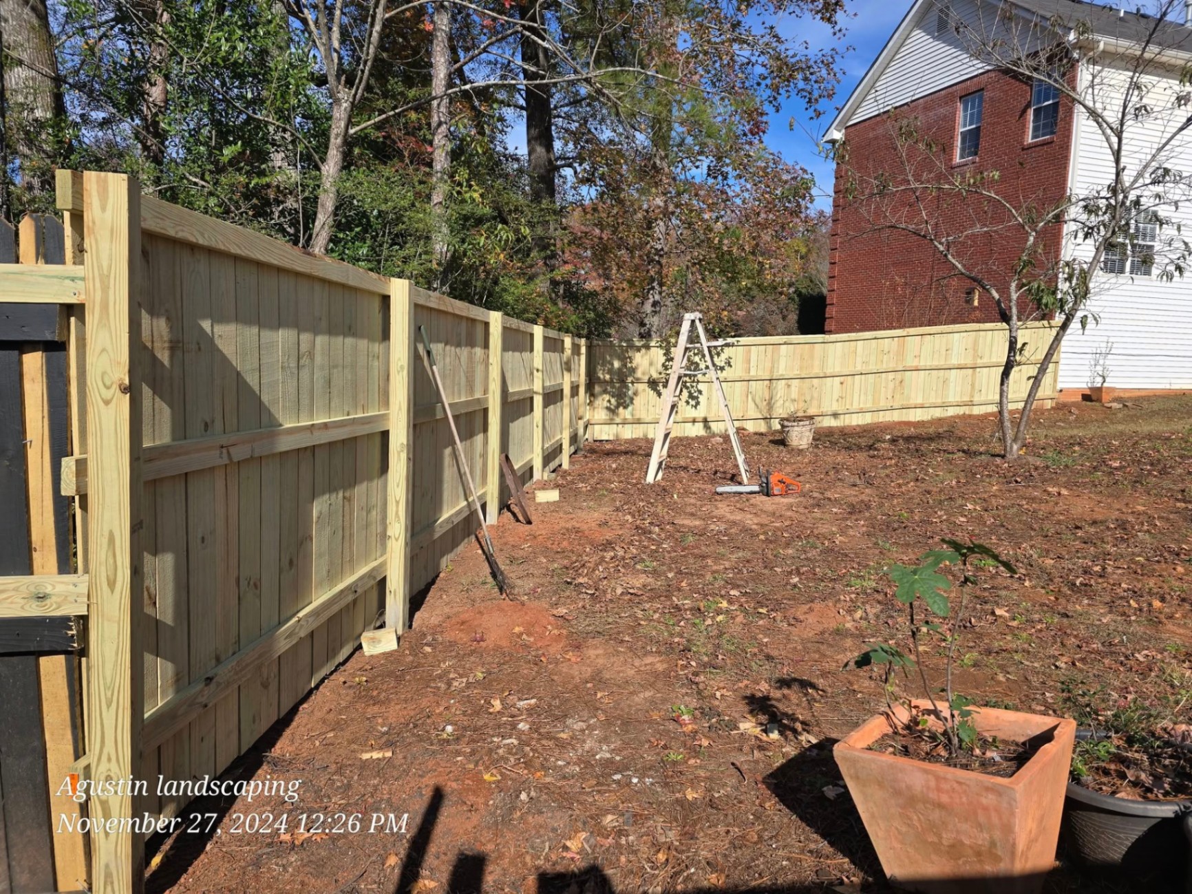 Wood Fence Construction