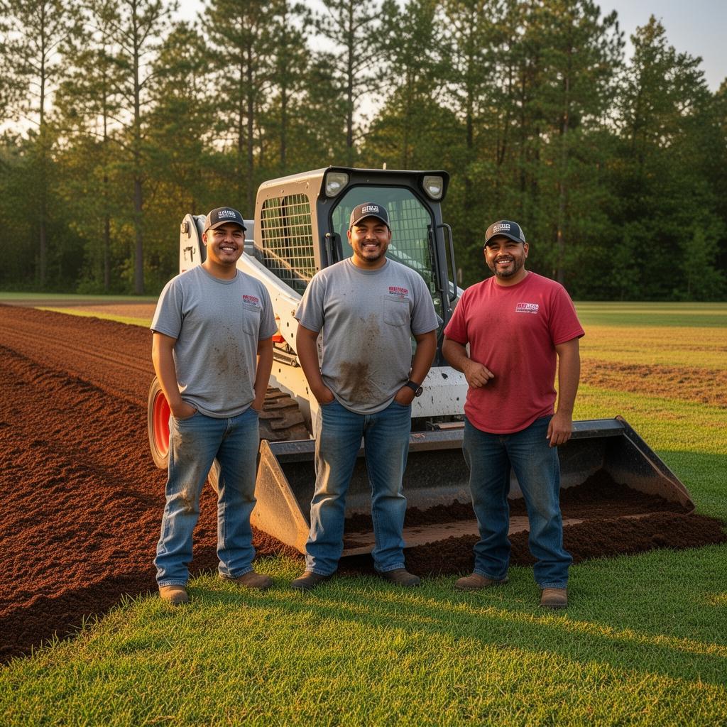 Agustin Grading crew